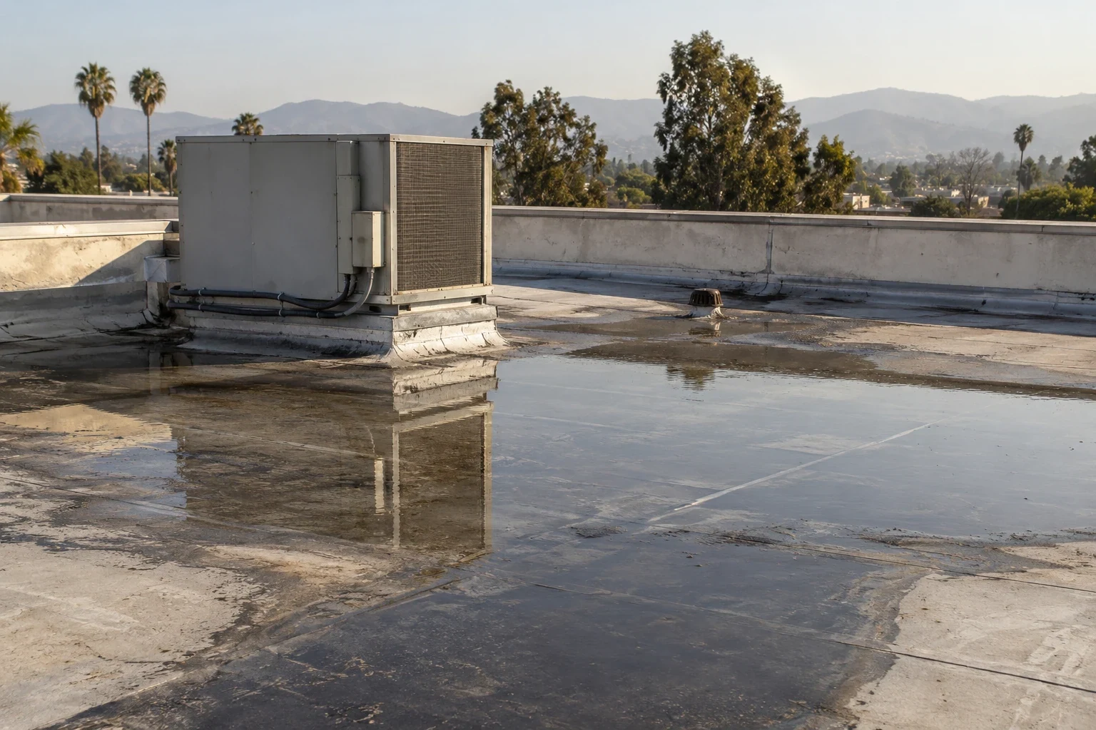 Ponding Water Roof Repair in Richmond, CA